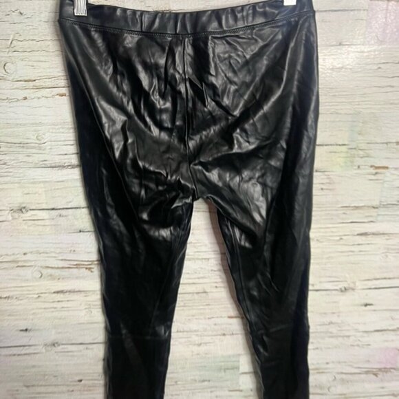 Aritzia wilfred size small Black Faux Leather Leggings - Picture 6 of 7